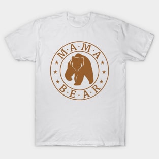 Mama Bear Brown T-Shirt